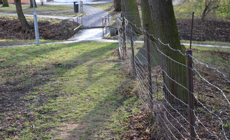 Underground Wire Path